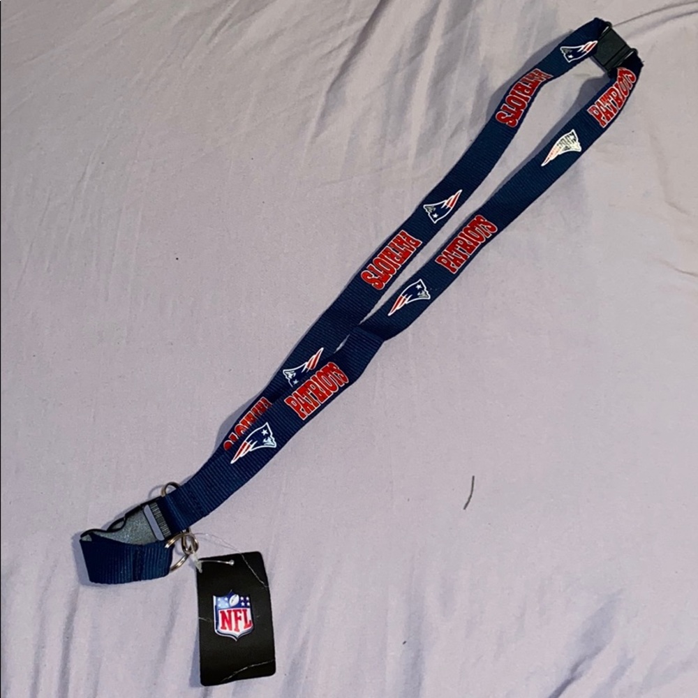 ❤️3/$25❤️ NWT NFL New England Patriots lanyard